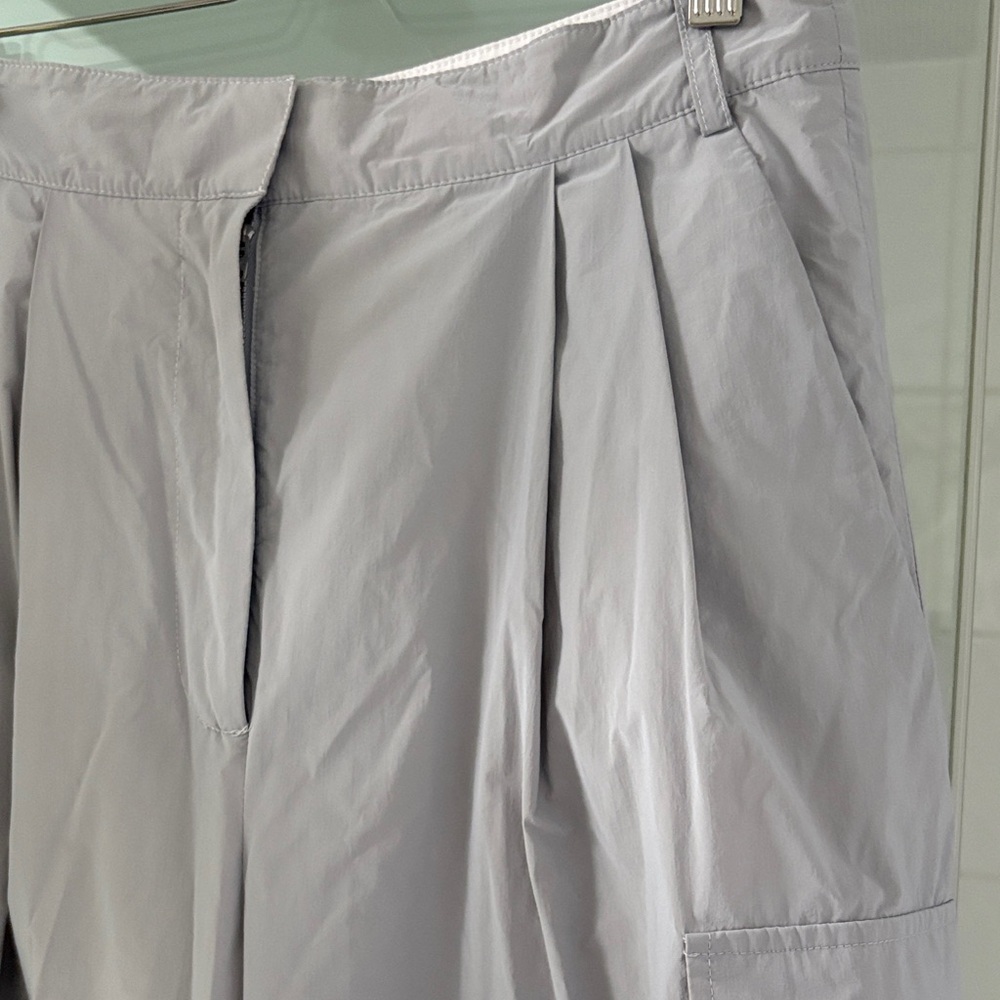 Tibi Crispy Nylon Stella Pleated Cargo Pants - Picture 2 of 16
